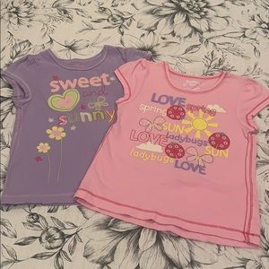 Set of 2 girls t shirts